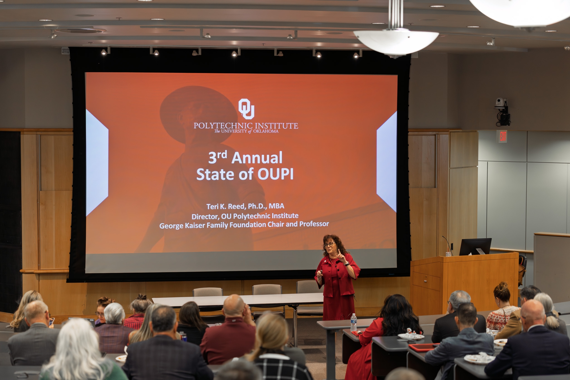 A student talking to a former counselor.