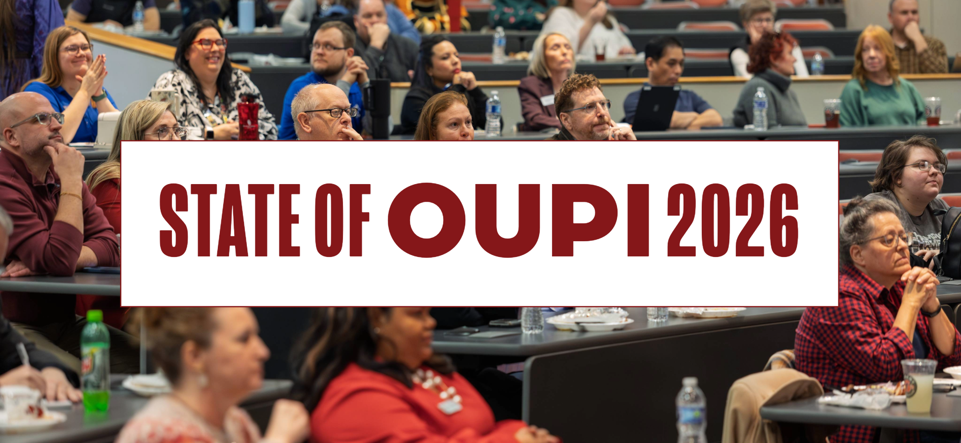 A collage of photos from the State of OUPI.