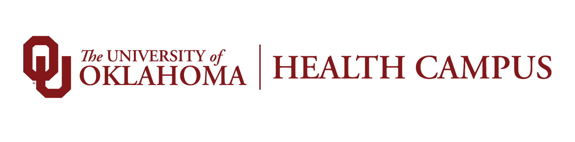 Interlocking O U, The University of Oklahoma Health Campus website wordmark.
