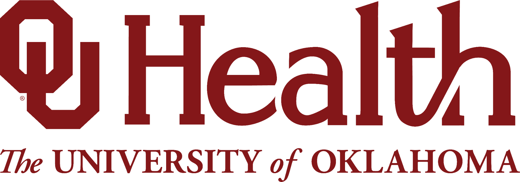 Interlocking OU, Health, The University of Oklahoma website workmark.