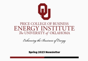 Energy Institute wordmark with the words fall 2022 newsletter underneath