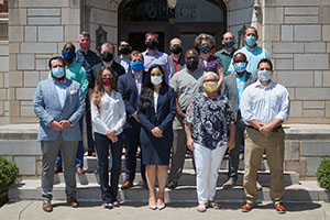 Cohort 14 of the EMBA in Energy program at the University of Oklahoma is pictured.