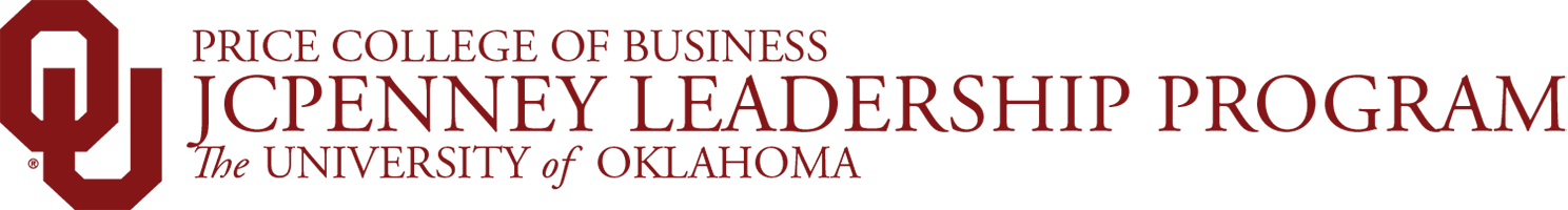 OU Price College of Business JCPenney Leadership Program, The University of Oklahoma wordmark