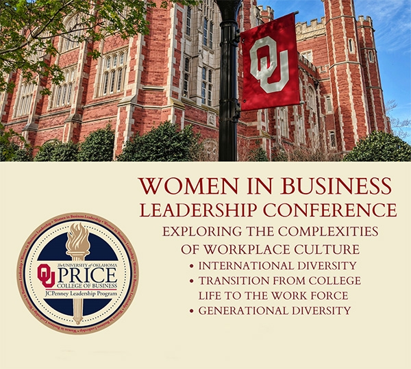 Women in Business Leadership Conference. Exploring the complexities of workplace culture, international diversity, transitioning from college life to the work force, and generational diversity.