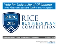 Rice Competition Vote