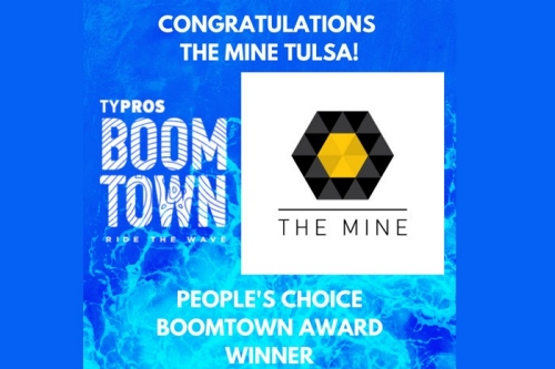 Congratulations to The Mine Tulsa! Typros Boomtown, Ride the Wage. People's Choice Boomtown Award Winner
