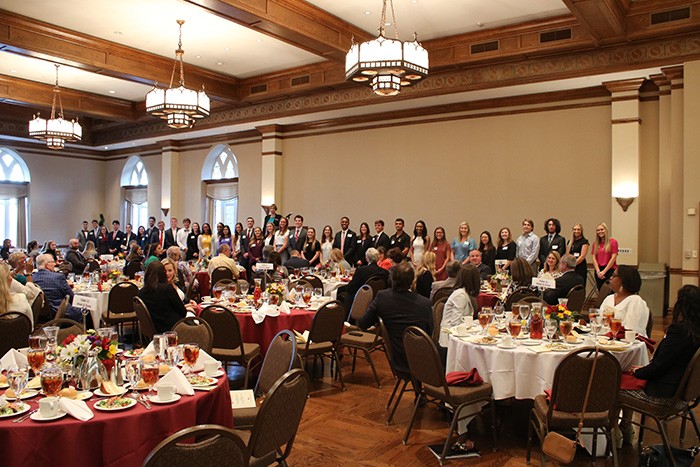 faculty gather at Accounting banquet