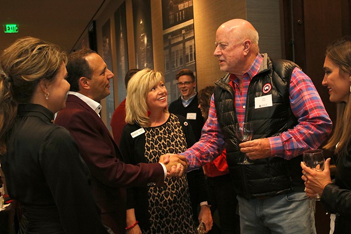 Attendees gather at the 43rd annual red river reception