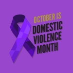 October is domestic violence month