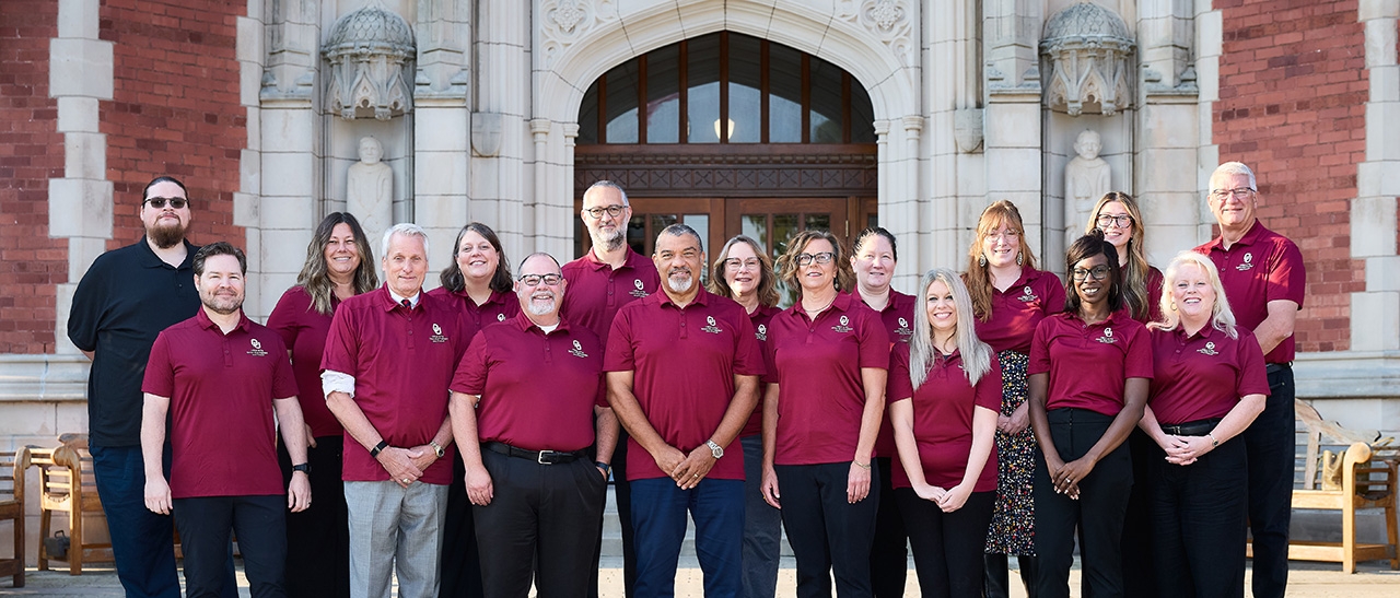 A group shot of members of the Provost Office.