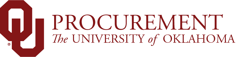 OU Procurement, The University of Oklahoma website wordmark