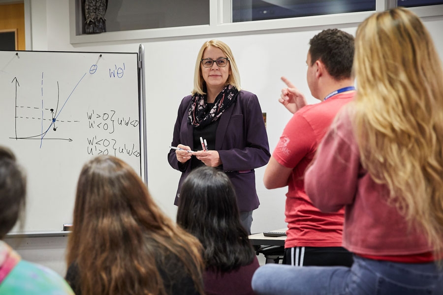 ou faculty teaching in classroom