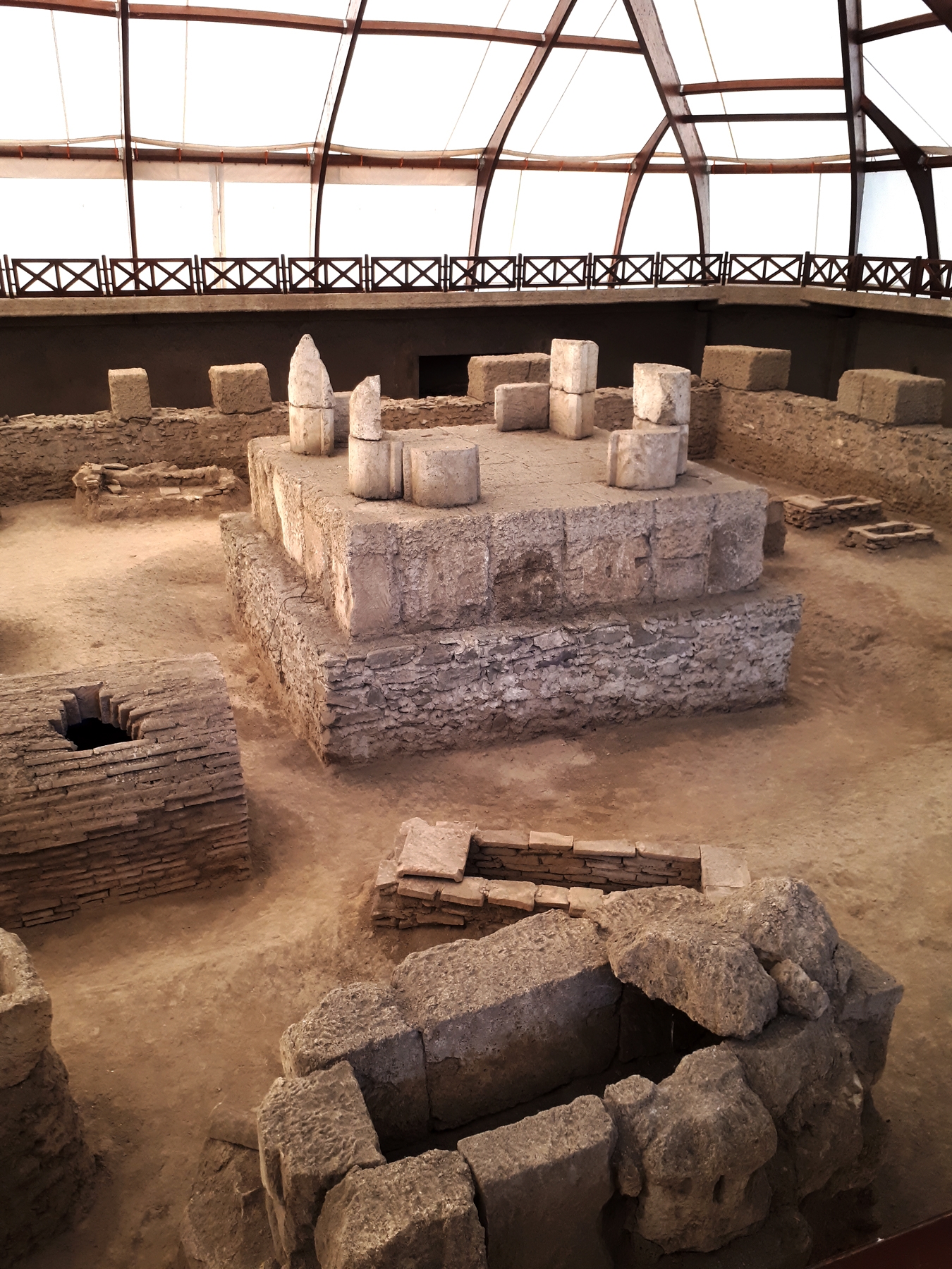 Mausoleum of Viminacium, which undoubtedly belonged to a very important individual. Archaeologists believe it could belong to Emperor Hostilian. Credit: Carles Lalueza-Fox.