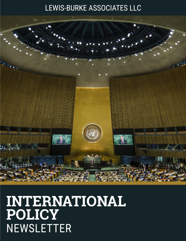 international policy newsletter cover