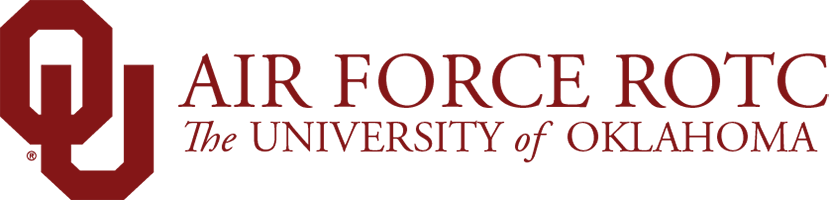 Interlocking OU, Air Force ROTC, The University of Oklahoma website wordmark.