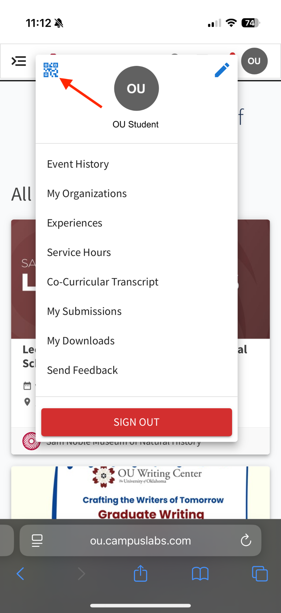 A screenshot on iPhone displaying a visual of step B and C above. 