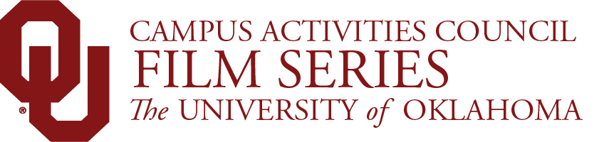 Interlocking OU, Campus Activities Council, Film Series, The University of Oklahoma website wordmark.