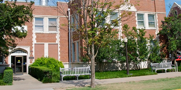 The entrance of the Nuclear Engineering Lab.