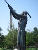 "May We Have Peace" bronze statue by Allan Houser
