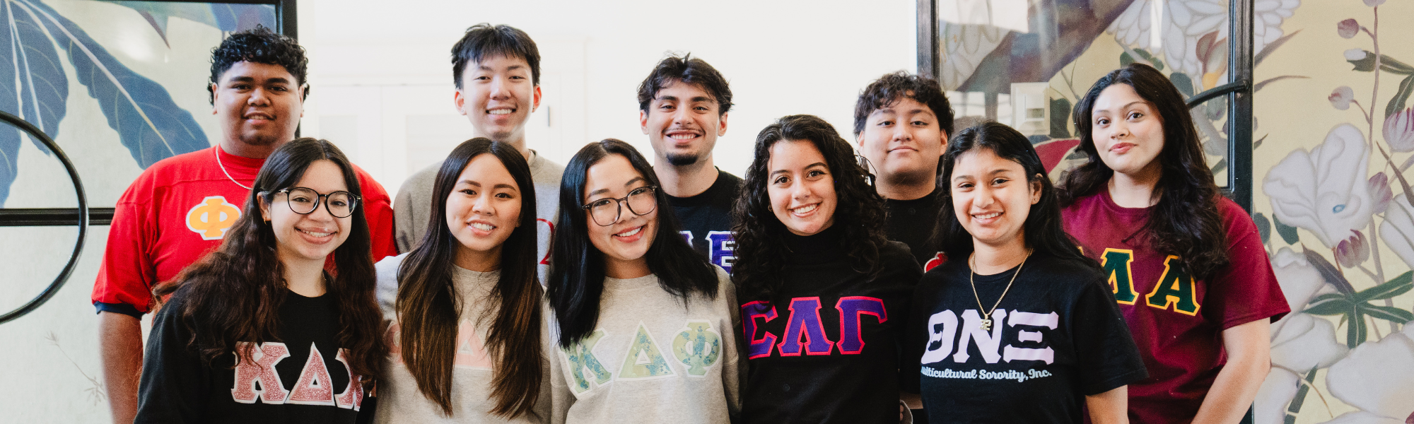 Multicultural Greek Council students at the FSPS leadership retreat.