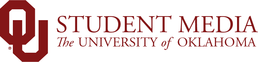 Interlocking OU, Student Media, The University of Oklahoma website wordmark.