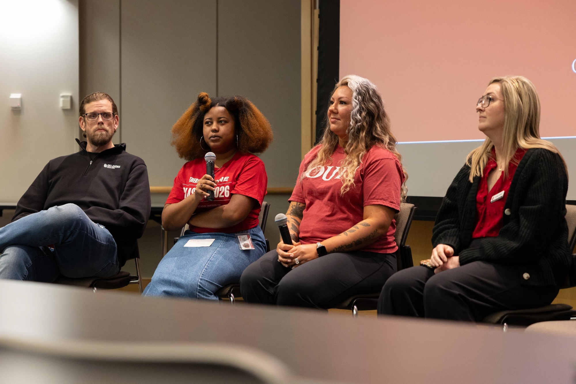 Dr. Reed talking to the State of OUPI audience.