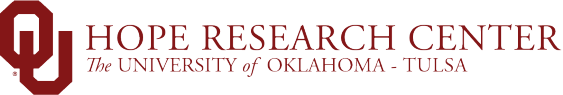 Hope Research Center, The University of Oklahoma - Tulsa website wordmark