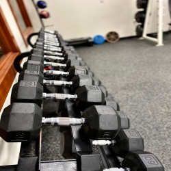 Photo of weight rack