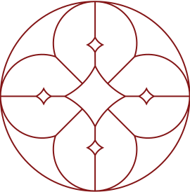 circular decorative linework.