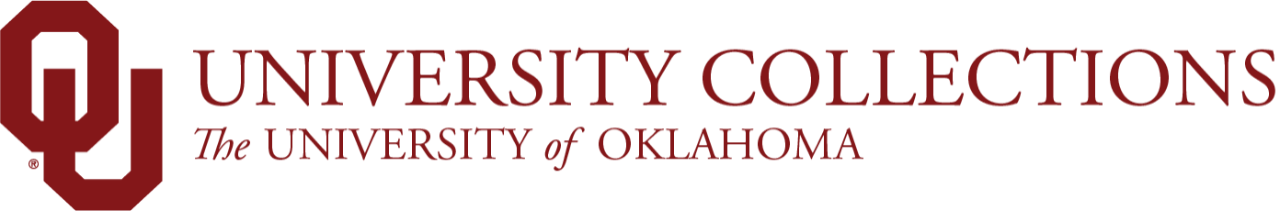 Interlocking OU, University Collections, The University of Oklahoma website wordmark.