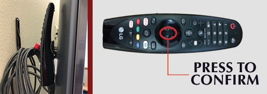 remote control. press to remote text