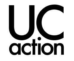 UC Action logo/facebook link