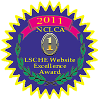 Seal to announce the NCLCA/LSCHE Web Site Excellence Award, given to the University College Student Learning Center September 2011 