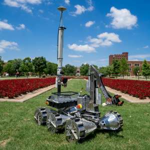 Rover on the South Oval at the University of Oklahoma