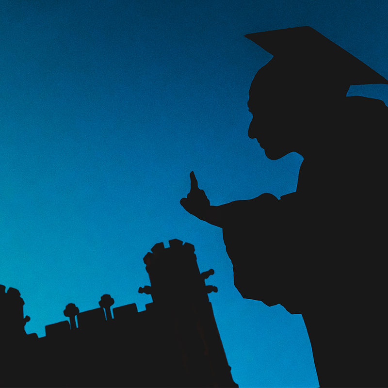 OU Graduate silhouette