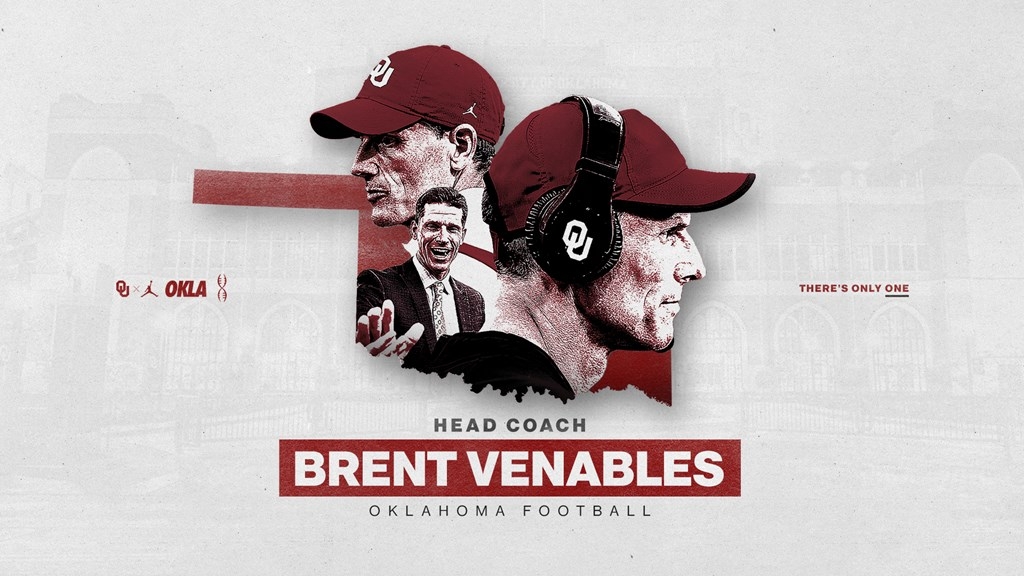 Head Coach, Brent Venables, Oklahoma Football. OKLA, There's Only One.