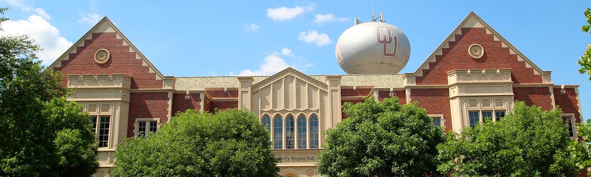 Wagner Hall on the OU campus in Norman