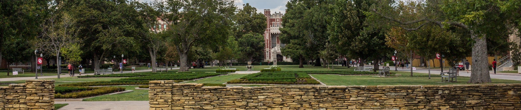 Bizzell Library view from the South Oval
