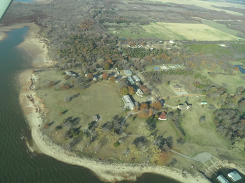 Aerial photo of Bio Station 2011 by Philip Morton