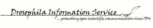 Drosophila Information Service Title Bar